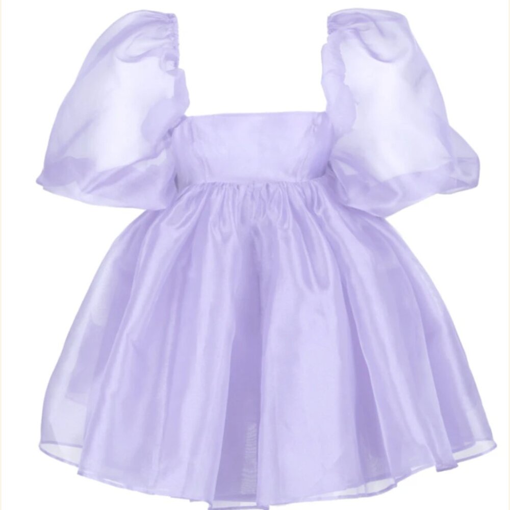 NWT Selkie Puff Lilac Mini Dress